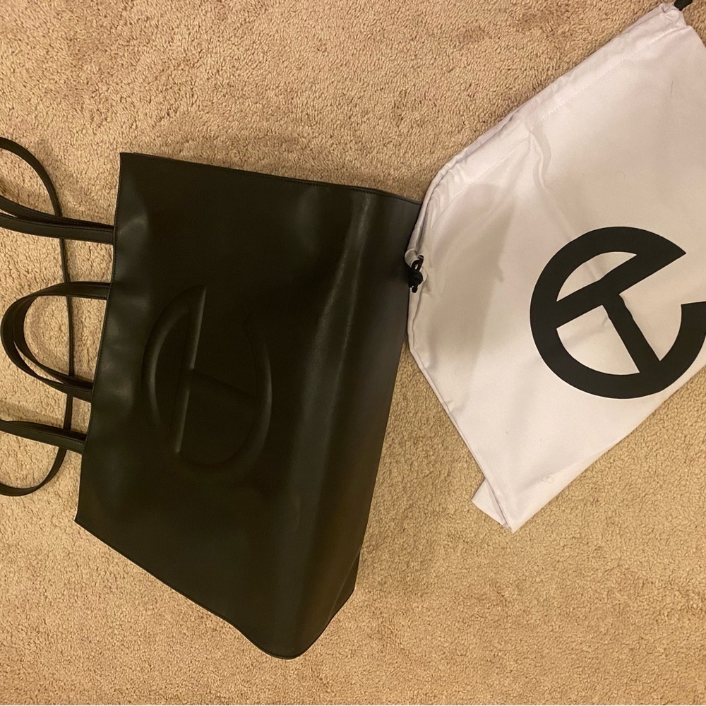 🔥🖤🔥LARGE BLACK TELFAR Shopping Bag - Picture 7 of 9